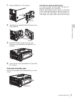 Preview for 21 page of Sony XDCAM PMW-1000 Operation Manual