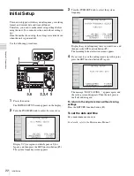 Preview for 22 page of Sony XDCAM PMW-1000 Operation Manual