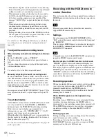 Preview for 42 page of Sony XDCAM PMW-1000 Operation Manual