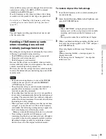 Preview for 43 page of Sony XDCAM PMW-1000 Operation Manual