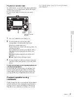 Preview for 47 page of Sony XDCAM PMW-1000 Operation Manual