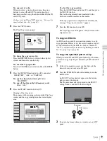 Preview for 49 page of Sony XDCAM PMW-1000 Operation Manual