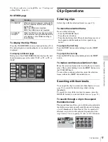 Preview for 57 page of Sony XDCAM PMW-1000 Operation Manual