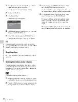 Preview for 60 page of Sony XDCAM PMW-1000 Operation Manual