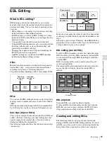 Preview for 61 page of Sony XDCAM PMW-1000 Operation Manual