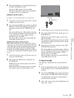 Preview for 63 page of Sony XDCAM PMW-1000 Operation Manual