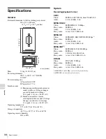 Preview for 98 page of Sony XDCAM PMW-1000 Operation Manual