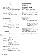 Preview for 100 page of Sony XDCAM PMW-1000 Operation Manual