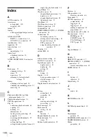 Preview for 108 page of Sony XDCAM PMW-1000 Operation Manual