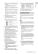 Preview for 17 page of Sony XDCAM PMW-160 Operating Instructions Manual