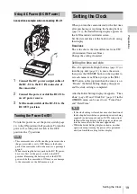 Preview for 19 page of Sony XDCAM PMW-160 Operating Instructions Manual