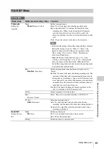 Preview for 85 page of Sony XDCAM PMW-160 Operating Instructions Manual