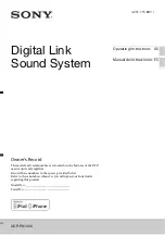 Preview for 1 page of Sony XDP-PK1000 Operating Instructions Manual