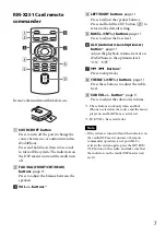 Preview for 7 page of Sony XDP-PK1000 Operating Instructions Manual