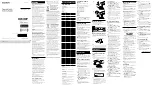 Sony XDR-DS16IP Reference Manual preview