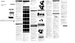 Preview for 1 page of Sony XDR-DS16iPN Reference Manual