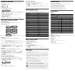 Preview for 2 page of Sony XDR-S10DAB Operating Instructions