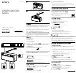 Sony XDR-S16DBP Operating Instructions preview