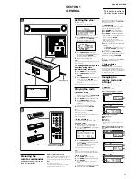 Preview for 3 page of Sony XDR-S3HD - HD / AM Service Manual