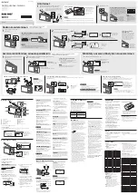 Preview for 3 page of Sony XDR-S41D Operating Instructions