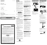 Preview for 1 page of Sony XDRF1HD - HD Radio Tuner Operating Instructions