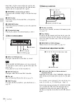 Предварительный просмотр 20 страницы Sony XDS-PD2000 (J) Operation Manual