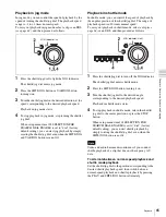 Предварительный просмотр 65 страницы Sony XDS-PD2000 (J) Operation Manual