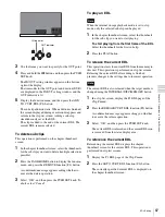 Предварительный просмотр 87 страницы Sony XDS-PD2000 (J) Operation Manual