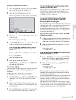 Preview for 41 page of Sony XDS1000 Operation Manual