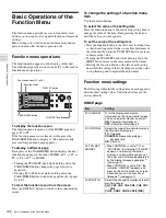 Preview for 44 page of Sony XDS1000 Operation Manual