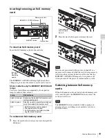 Preview for 49 page of Sony XDS1000 Operation Manual