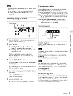 Preview for 57 page of Sony XDS1000 Operation Manual