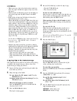 Preview for 61 page of Sony XDS1000 Operation Manual