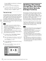 Preview for 64 page of Sony XDS1000 Operation Manual