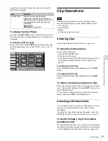 Preview for 71 page of Sony XDS1000 Operation Manual