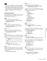 Preview for 85 page of Sony XDS1000 Operation Manual