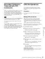 Preview for 89 page of Sony XDS1000 Operation Manual