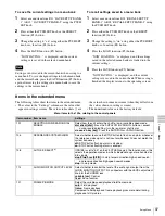 Preview for 97 page of Sony XDS1000 Operation Manual