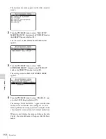 Preview for 112 page of Sony XDS1000 Operation Manual