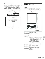 Preview for 129 page of Sony XDS1000 Operation Manual