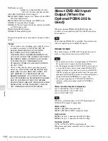 Preview for 132 page of Sony XDS1000 Operation Manual