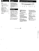 Preview for 2 page of Sony XE-8MkII Operating Instructions Manual