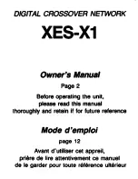 Preview for 3 page of Sony XES-X1 Owner'S Manual