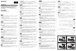 Preview for 1 page of Sony XL-2100 Instructions