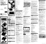 Sony XLR-K1M Operating Instructions предпросмотр