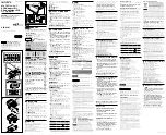 Sony XLR-K2M Operating Instructions preview