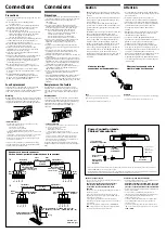 Preview for 3 page of Sony XM-1004GX Operating Instructions