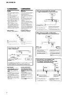 Предварительный просмотр 4 страницы Sony XM-1600GSD Marketing Specifications, Connections Service Manual