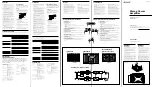 Sony XM-1902GX Operating Instructions preview