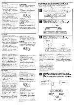 Предварительный просмотр 4 страницы Sony XM-1S Operating Instructions Manual